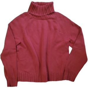 Christopher & Banks‎ Womans Thick Red Turtleneck Sweater Size Medium